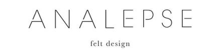 logo for Analepse felt design